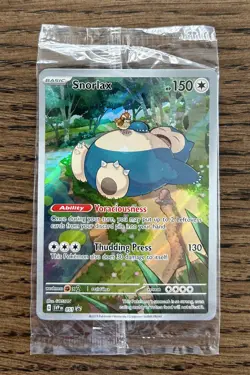 Pokemon 151 ENGLISH - SNORLAX - SEALED - BLACK STAR PROMO HOLO - SVP 051 - Image 1