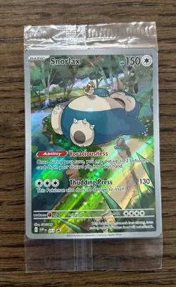 Pokemon 151 ENGLISH - SNORLAX - SEALED - BLACK STAR PROMO HOLO - SVP 051 - Image 1