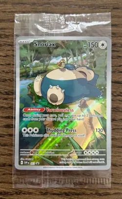 Pokemon 151 ENGLISH - SNORLAX - SEALED - BLACK STAR PROMO HOLO - SVP 051 - Image 1