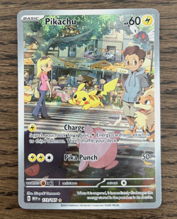 Pokemon 151 ENGLISH - PIKACHU - ILLUSTRATION RARE - 173/165 - NM - Image 1