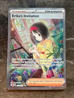Pokemon 151 ENGLISH - ERIKA'S INVITATION SPECIAL ILLUSTRATION RARE 203/165 - NM - Image 1