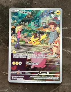 Pokemon 151 ENGLISH - PIKACHU - ILLUSTRATION RARE - 173/165 - NM - Image 1