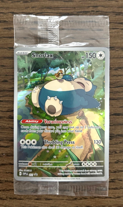Pokemon 151 ENGLISH - SNORLAX - SEALED - BLACK STAR PROMO HOLO - SVP 051 - Image 1