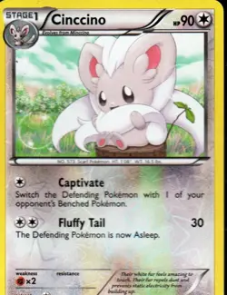 Cinccino Reverse Holo-85/98- Emerging Powers Pokemon - Image 1