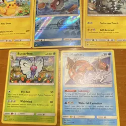 Nintendo Pokemon TCG Sun & Moon Holo Lot 2017 Tsareena, Pikachu, Feebas - Image 4