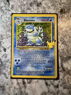 Blastoise 2/102 Celebrations: Classic Collection Holo Pokemon Card Near Mint - Image 1