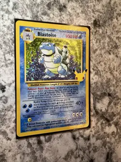 Blastoise 2/102 Celebrations: Classic Collection Holo Pokemon Card Near Mint - Image 4
