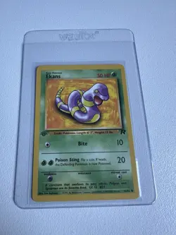 Ekans 1st Edition Team Rocket 56/82 WOTC Vintage Pokemon - Image 1