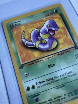 Ekans 1st Edition Team Rocket 56/82 WOTC Vintage Pokemon - Image 2