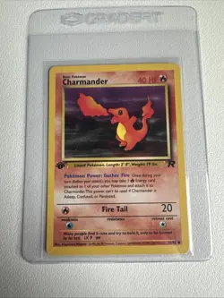 Charmander 1st Edition Team Rocket 50/82 WOTC Vintage Pokemon - Image 1