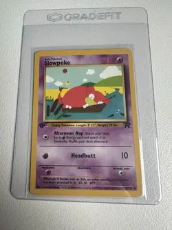 Slowpoke 1st Edition Team Rocket 67/82 WOTC Vintage Pokemon - Image 1