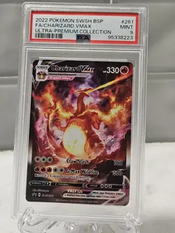 2022 Pokemon Sword And Shield Charizard Vmax PSA 9 - Image 1