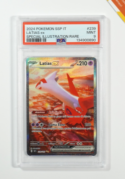 Pokemon PSA 9 Latias Ex #239 SSP IT Special illustration Rare 2024 Italiano - Image 1