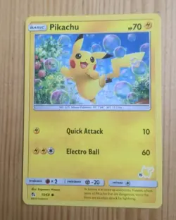 Pikachu 19/68 PIKACHU STAMPED Pokemon Deck Promo #2 15 30 55 LP - Image 1