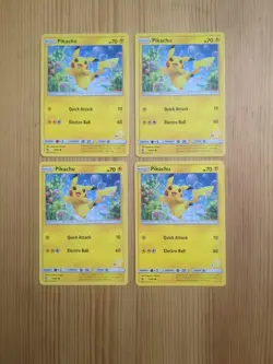 Pikachu 19/68 PIKACHU STAMPED Pokemon Deck Promo #2 15 30 55 LP - Image 3
