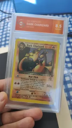 Pokemon TCG, Dark Charizard 4/82, Team Rocket Holo, 2000 Vintage, TGA grade 8.5 - Image 2