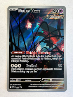 Pokemon Temporal Forces - FLUTTER MANE - BLACK STAR PROMO - SVP 097 - NM - Image 1