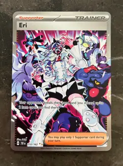 Pokemon Temporal Forces - ERI - SPECIAL ILLUSTRATION RARE - 210/162 - NM - Image 1