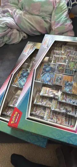 Pokemon Prismatic Evolutions Sealed Box Lot (2) Lucario English TCG - Image 1