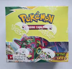 Pokemon TCG Sword & Shield Evolving Skies Booster Box Rayquaza English - Image 1