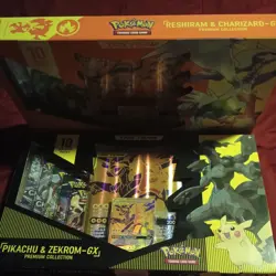 Pokemon TCG- Reshiram & Charizard/Pikachu & Zekrom GX Tag Team Boxes-2021 Sealed - Image 2