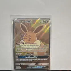 Pokemon TCG Eevee GX Promo Full Art Holo SM233 Basic 160HP English - Image 1