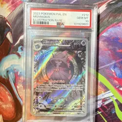 Pokemon Mismagius Paldea Evolved 212/193 Illustration Rare Holo PSA 10 - Image 1