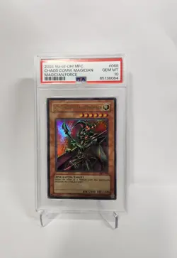 2003 YU-GI-OH! Chaos Command Magician Ultra Rare PSA 10 MFC-068 Unlimited - Image 1