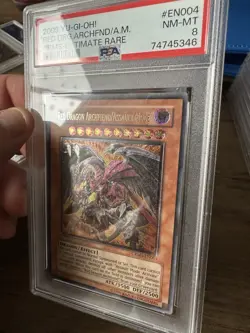 Yu-Gi-Oh! Red Dragon Archfiend/Assault Mode CRMS-EN004 Ultimate Rare PSA 8 EURO - Image 1