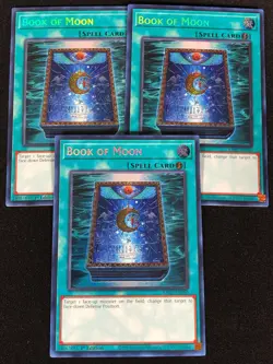 Yugioh Book of Moon RA02-EN050 1ST SECRET X3 (NM) - Image 1