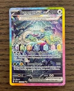 Pokemon Stellar Crown - TERAPAGOS EX - SPECIAL ILLUSTRATION RARE - 170/142 - NM - Image 1