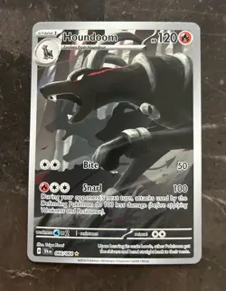 Pokemon Shrouded Fable - HOUNDOOM - ILLUSTRATION RARE - 066/064 - NM - Image 1