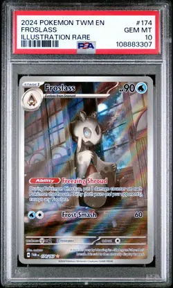 Pokemon Twilight Masquerade - FROSLASS - ILLUSTRATION RARE - 174/167 - PSA 10 - Image 1