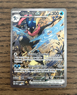 Pokemon Shrouded Fable - GRENINJA EX - BLACK STAR PROMO - SVP 132 - NM - Image 1