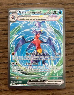 Pokemon Paradox Rift - GARCHOMP EX - SPECIAL ILLUSTRATION RARE - 245/182 - NM - Image 1