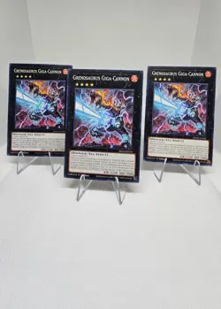 Grenosaurus Giga-Cannon - 3 × Commons - 1st Ed. Yugioh 3 Commons Card Bundle - Image 1
