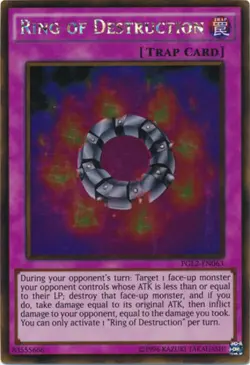 Ring of Destruction - PGL2-EN063 - Gold Rare - Unlimited Edition - Heavily Playe - Image 1