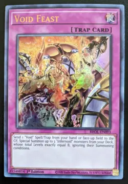 Void Feast BROL-EN093 1st Edition Ultra Rare Brothers Of Legend Yu-Gi-Oh! TCG - Image 1