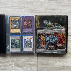 Lotto 2 Album YuGiOh Con Carte All’interno-Set E Rarita Varie-Piu Bustine Vuote - Image 1