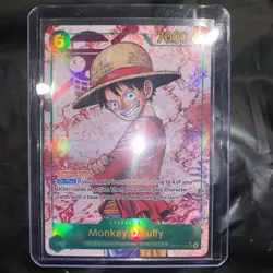 Monkey D Luffy SEC Alt Art OP13-118 Carrying On His Will One Piece - Image 1