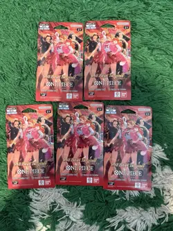 ONE PIECE Heroines EB-03 Sleeved Booster pack English (Lot of 5) - Image 1