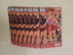 One Piece TCG Heroines Edition EB-03 Sleeved Booster lot of 8 - Image 1