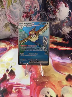 Pokemon Card Pidgeot EX 225/197SV03 Obsidian Flames Holo Rare Full Art - Image 1