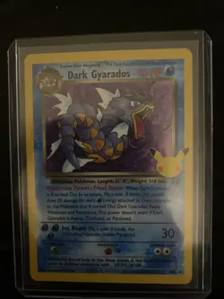 Pokemon Dark Gyarados TCG Holo Card Celebrations 8/82 NM Condition - Image 1