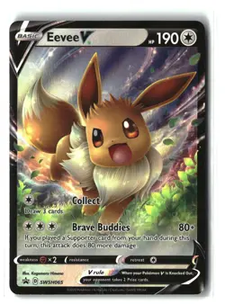 SWSH: Sword & Shield Promo Cards #SWSH065 Eevee V - Image 1