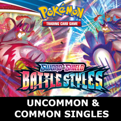 Pokemon TCG Battle Styles - UNCOMMON & COMMON CARD SINGLES - NM/MINT - Image 1