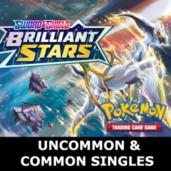 Pokemon TCG Brilliant Stars - UNCOMMON & COMMON SINGLE CARDS - NM/MINT - Image 1