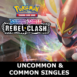 Pokemon TCG Rebel Clash - UNCOMMON & COMMON SINGLE CARDS - NM/MINT - Image 1