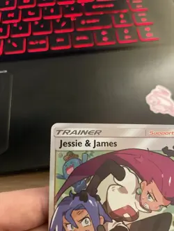 Pokemon TCG Jessie And James Full Art Trainer Card 68/68 Hidden Fates NM 002 - Image 3