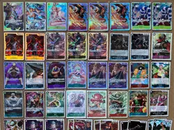One Piece TCG JP Japanese - (145) Foil Card Lot - NM+, SEC, SR, No Base - Image 1